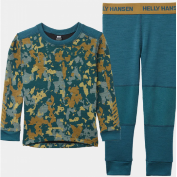 Helly Hansen Kids Graphic LIFA® Merino Wool Base Layer Set 40525 Hafjell Sport 6