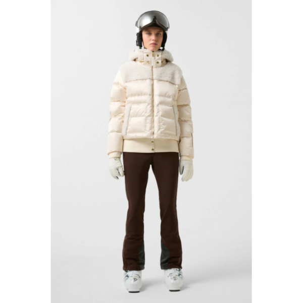 Bogner Dia Down ski jacket in Off-white 3167 Hafjell Sport 3