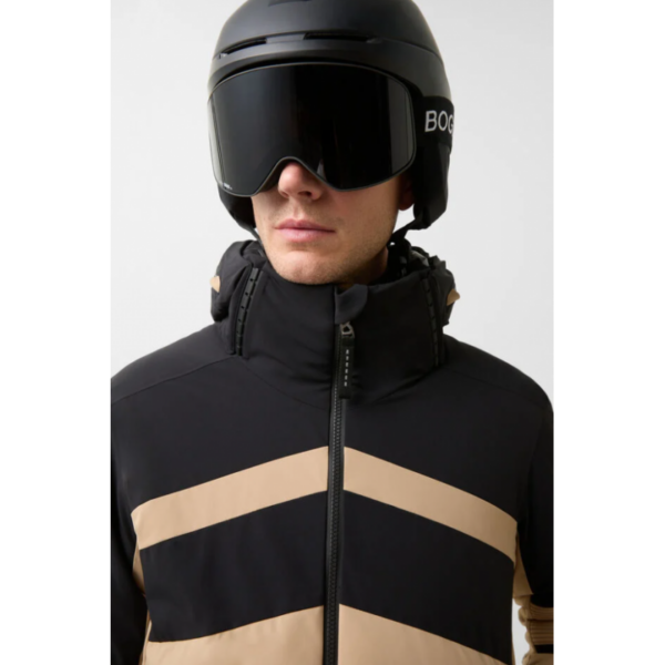 Bogner Henri Ski jacket in Beige-Black 3139 Hafjell Sport 4