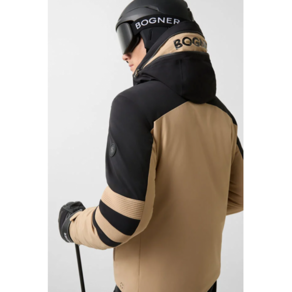 Bogner Henri Ski jacket in Beige-Black 3139 Hafjell Sport 6