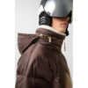 Bogner Vanja Down ski jacket in Dark brown-Off-white 3151 Hafjell Sport 4