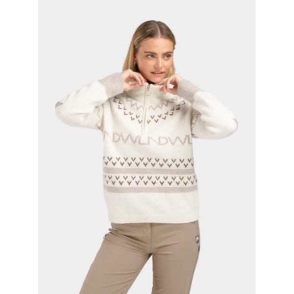 WoolLand Veslepiggen Knitted sweater Woman 233074 Hafjell Sport 1