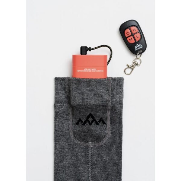 Heat Experience Heated Everyday Socks w-bat V2 HEES041OG Hafjell Sport 4