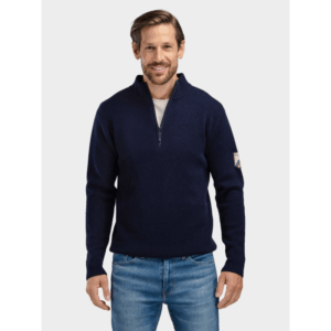 WoolLand Tydal Strikket Half-Zip Ullgenser 233103 Hafjell Sport 1