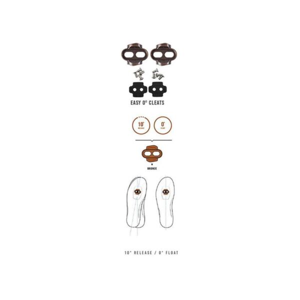 Crankbrothers Cleat Easy Release (10° angle) CB16276 Hafjell Sport 3