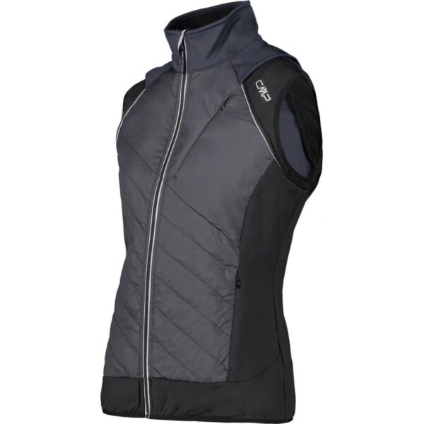 CMP Womens hybrid jacket with removable sleeves 30A2276 Hafjell Sport 1