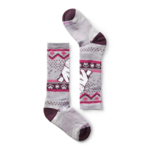 Smartwool Kids' Wintersport Polar Bear Pattern Over The Calf Socks B01816 Hafjell Sport 1