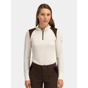 WoolLand Hilleknuten Half-zip Ulltrøye Dame 399012 Hafjell Sport 1