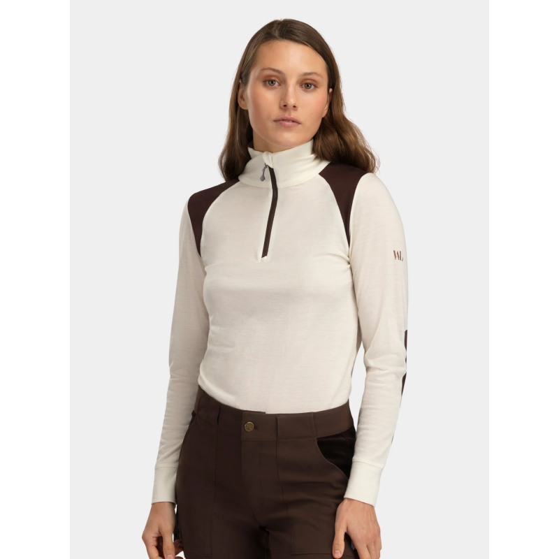 WoolLand Hilleknuten Half-zip Ulltrøye Dame 399012 Hafjell Sport 2