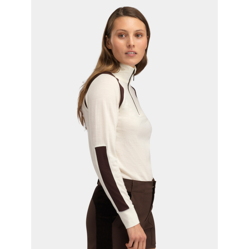 WoolLand Hilleknuten Half-zip Ulltrøye Dame 399012 Hafjell Sport 3