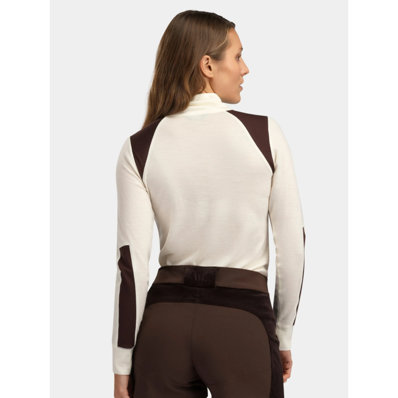 WoolLand Hilleknuten Half-zip Ulltrøye Dame 399012 Hafjell Sport 4