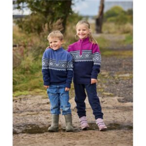 Redhill Halfzip Ullgenser Barn (Blå) 491683 Hafjell Sport 1